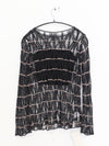 SWAYING 25 Spring/Summer Diamond Check Cardigan SW-SW25SS1T23C3-HEI Black SW25SS1T23C1